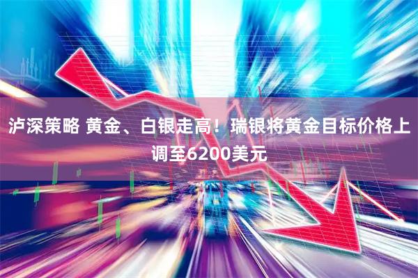 泸深策略 黄金、白银走高！瑞银将黄金目标价格上调至6200美元