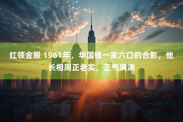 红领金服 1961年，华国锋一家六口的合影，他长相周正老实，正气满满