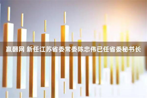 赢翻网 新任江苏省委常委陈忠伟已任省委秘书长