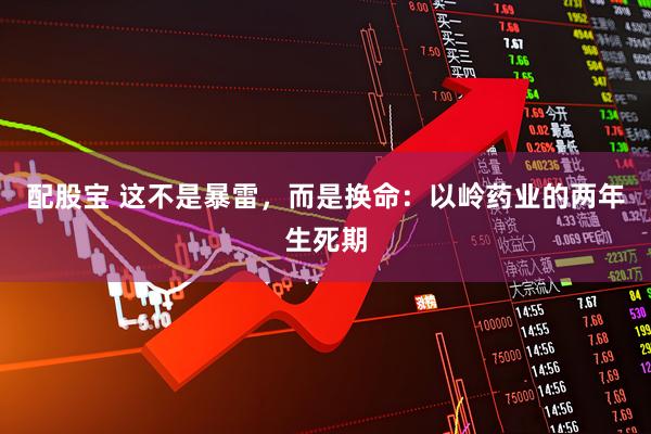 配股宝 这不是暴雷，而是换命：以岭药业的两年生死期