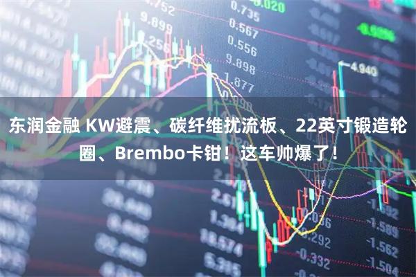 东润金融 KW避震、碳纤维扰流板、22英寸锻造轮圈、Brembo卡钳！这车帅爆了！