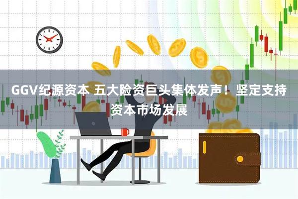 GGV纪源资本 五大险资巨头集体发声！坚定支持资本市场发展